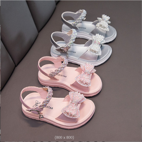 Dép sandal bé gái hàn quốc_TT383