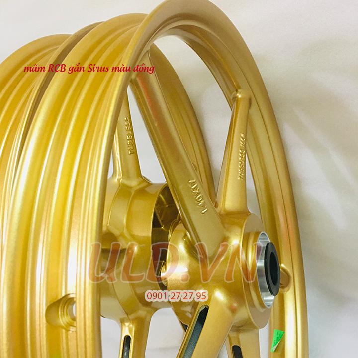 [HCM]mâm RCB zin gắn xe Sirus màu vàng đồng