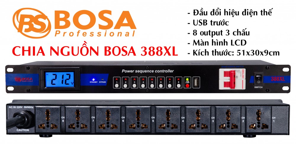 [HCM]Chia Nguồn Điện Bosa 388XL
