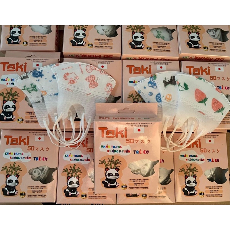 (10 cái) Khẩu Trang Em Bé 5D Mask Duy Quân Dễ Thương