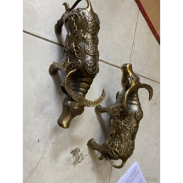 Tượng trâu đồng, tượng trâu phong thủy đứng tiền chiêu tài hút lộc tăng sức khỏe
