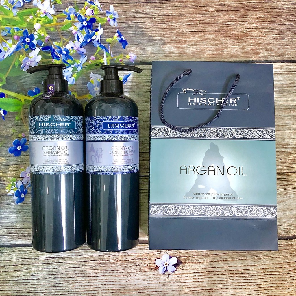 Bộ Combo Cặp Dầu Gội Đầu ( Dầu Xả ) HISCHER - DƯỠNG TÓC VÀ PHỤC HỒI TÓC [ SIÊU ĐẸP SIÊU CHẤT ]❤❤❤❤❤❤