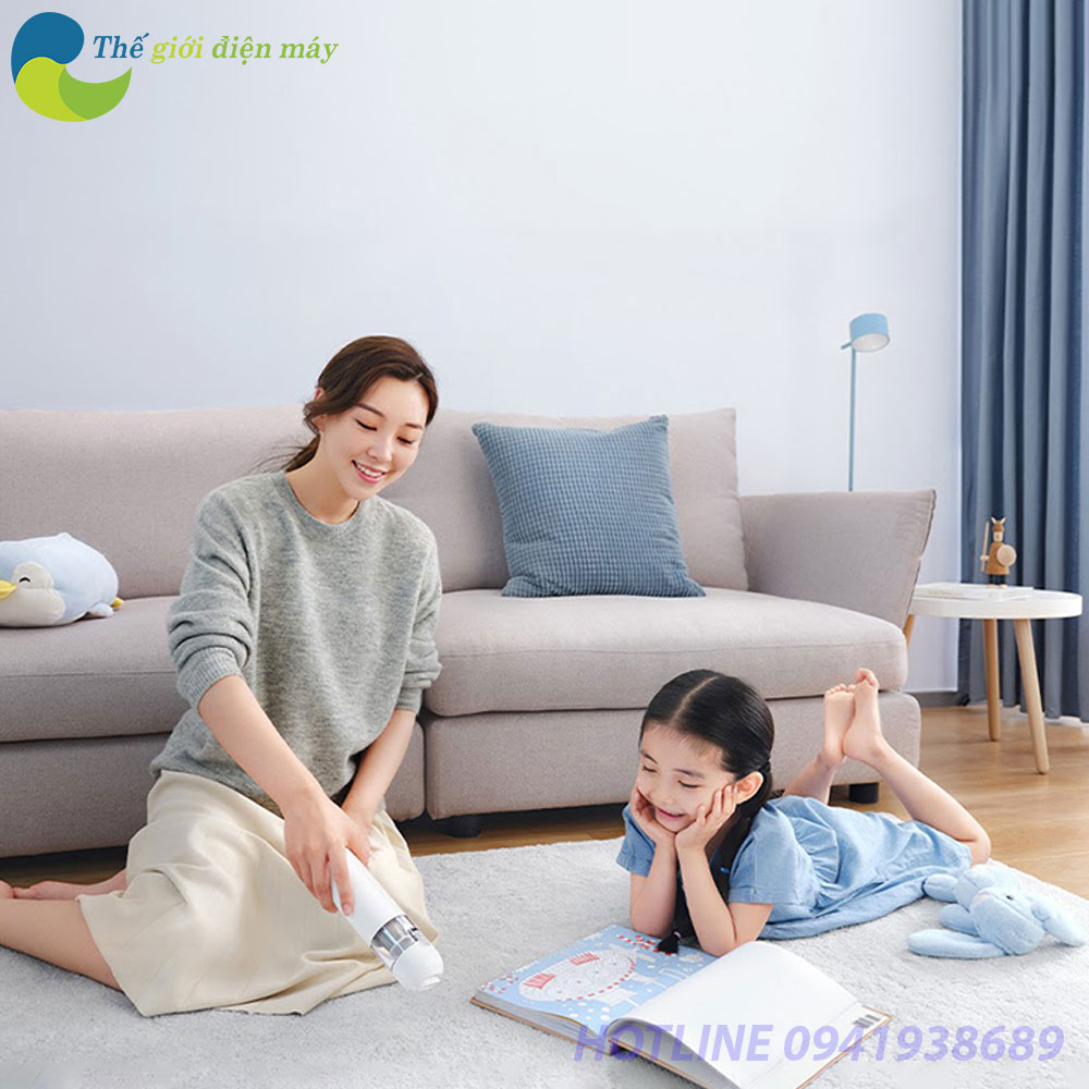 Máy hút bụi cầm tay không dây mini Xiaomi Mijia Vacuum Cleaner SSXCQ01XY - Bảo hành 1 tháng - Shop Thế Giới Điện Máy