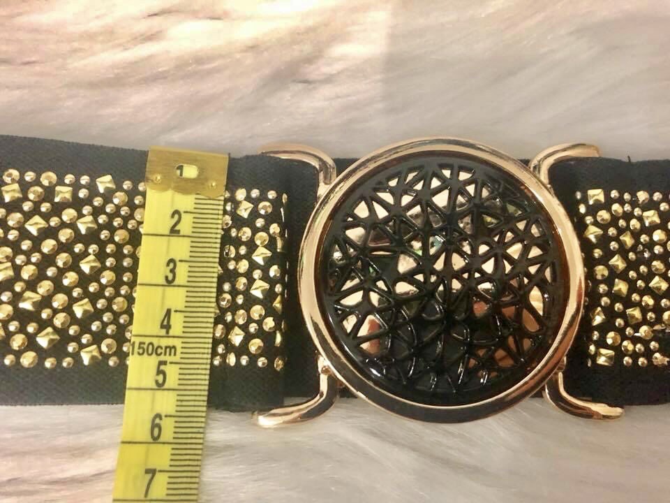 [HCM]Thắt lưng bản 5 cm. Full hạt lấp lánh