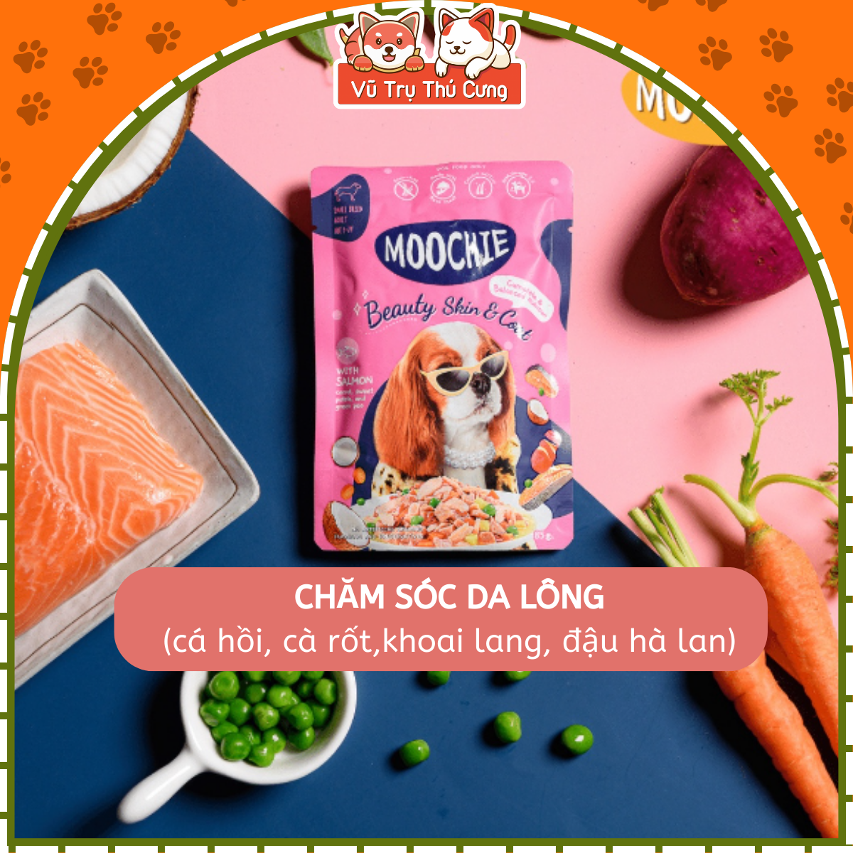 Combo 6 pack of multiple flavor dog pate, protein supplement from meat and vegetable fiber