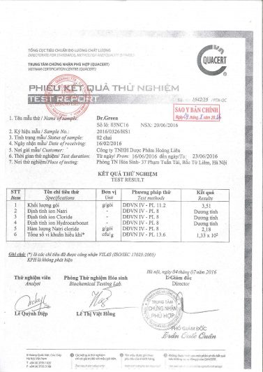[HCM]Muối rửa mũi Dr. green (Hộp 30 gói)