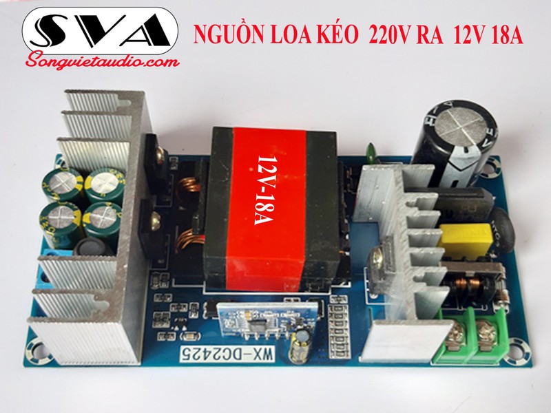 MẠCH CẤP NGUỒN LOA KÉO 18A (12V HOẶC 24V)