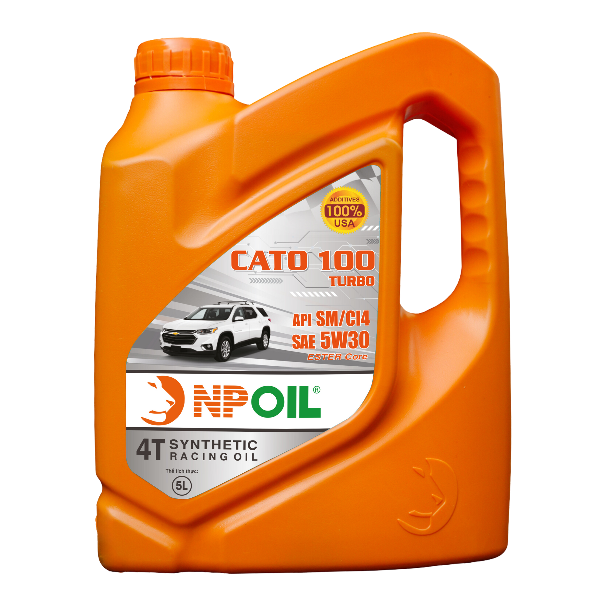 DẦU ĐỘNG CƠ Ô TÔ CATO 100 - API SM/CI4 - 5W30 - 4L/5L