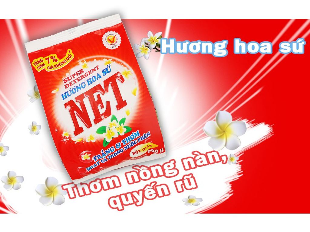 [Freeship] Bột Giặt NET  Hương Hoa Sứ