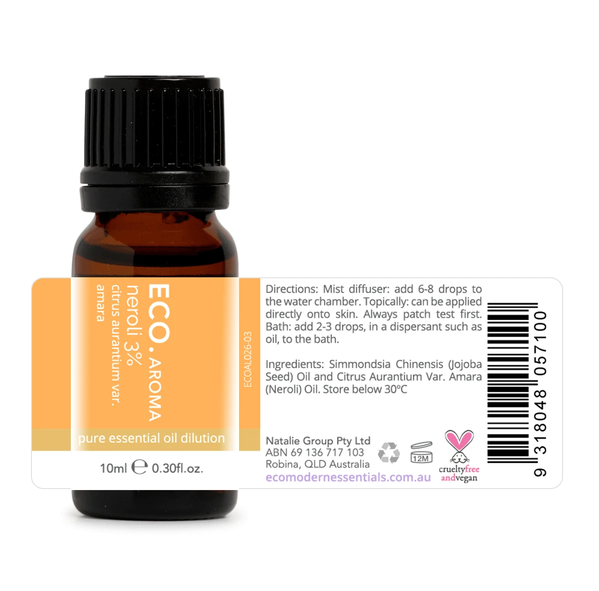 Tinh Dầu Hoa Cam Neroli (3%) (10ml)