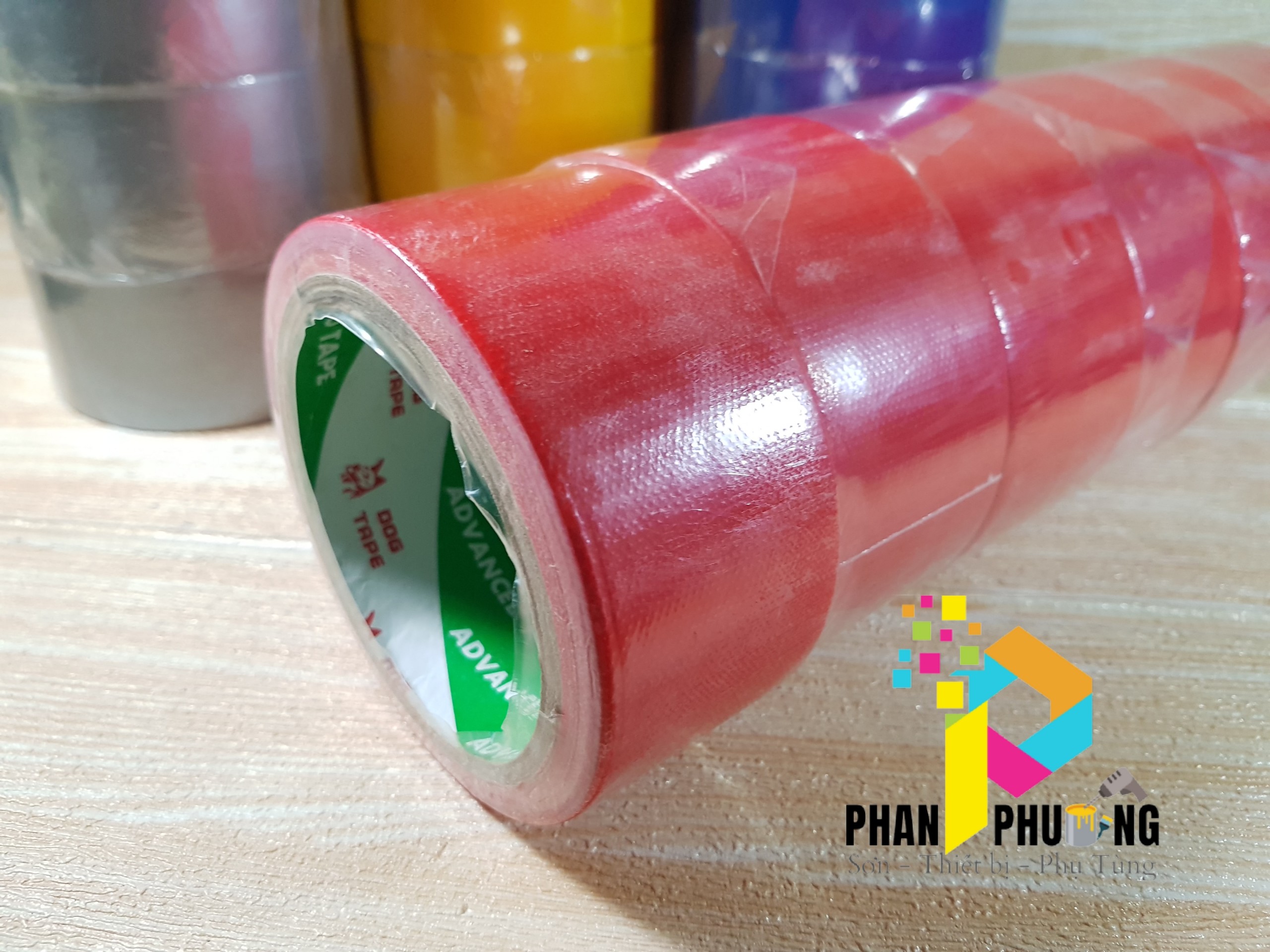 BĂNG KEO BẠC SỢI VẢI NHIỀU MÀU