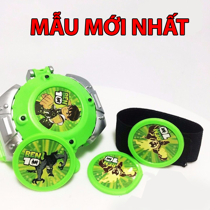 Đồng hồ Ben 10 chiếu hình nhân vật 3D siêu hot