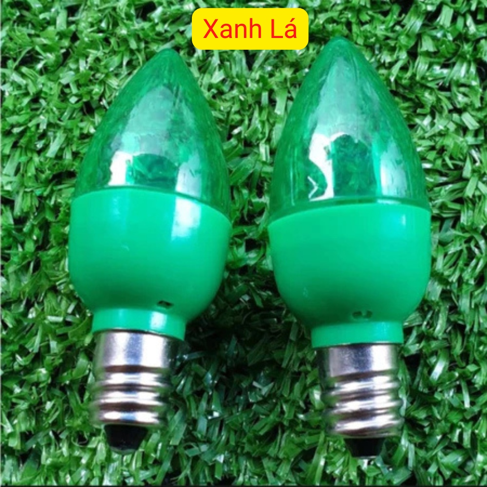 Cặp bóng đèn LED trái Ớt đèn Quả nhót cao cấp đuôi E12