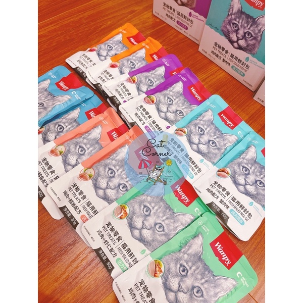 Combo 12 Gói Pate Nhiều Hãng ( Wanpy , Whiskas , Bellotta , Ciao , Snappy Tom)