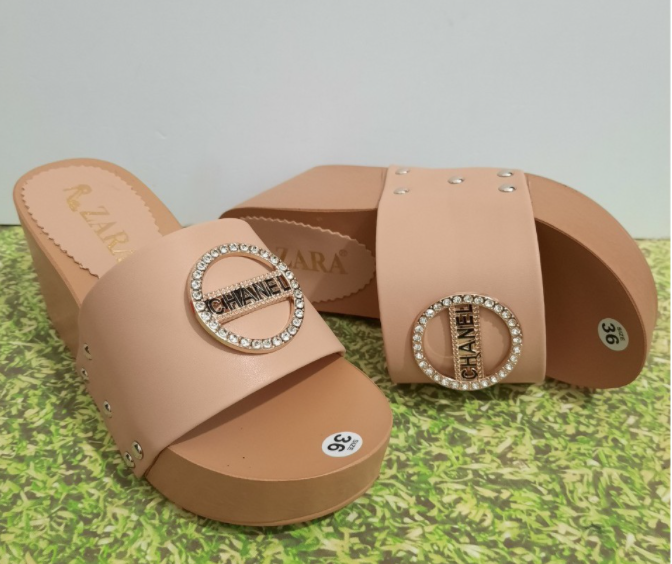 DÉP ĐẾ XUỒNG SIÊU NHẸ NỮ 7CM (ĐẶT NHÍCH LÊN 1 SIZE)