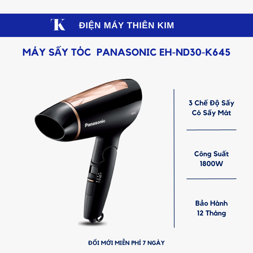 Máy sấy tóc panasonic eh-nd30-k645