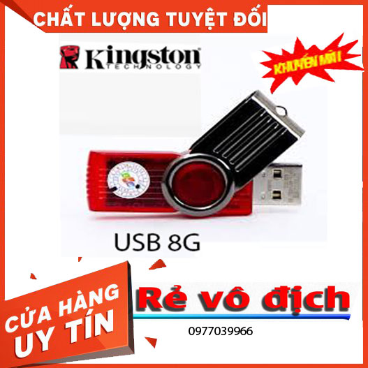 [ GIÁ HUỶ DIỆT] USB Kington 8GB Đủ Tem FPT