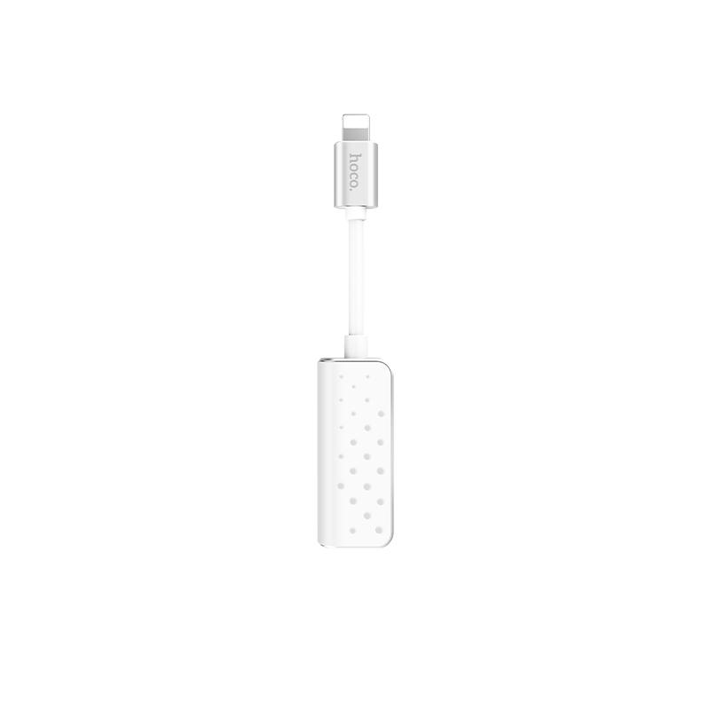 Cáp chuyển đổi Hoco LS12 jack cắm Lightning sang Double Lightning