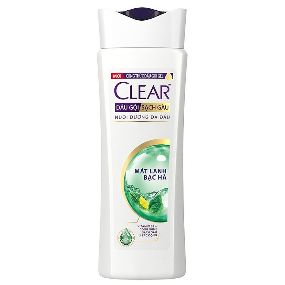DẦU GỘI CLEAR BẠC HÀ 170G