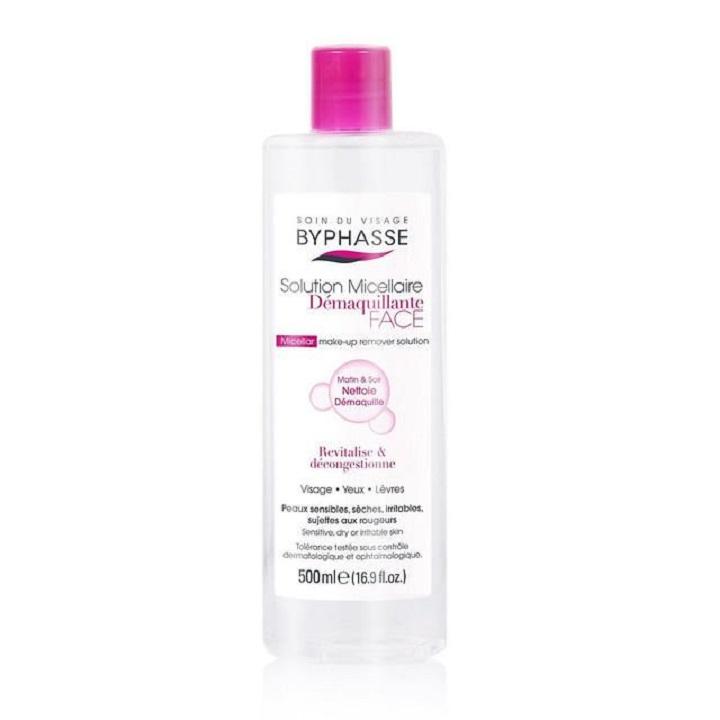 [HCM]Nước tẩy trang Byphasse dành cho mọi loại da - Solution Micerallaire Face 500ml