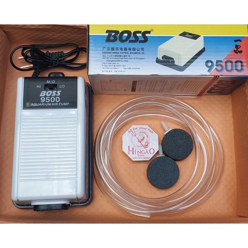 Máy sủi oxy BOSS 9500 dành cho hồ cá cảnh