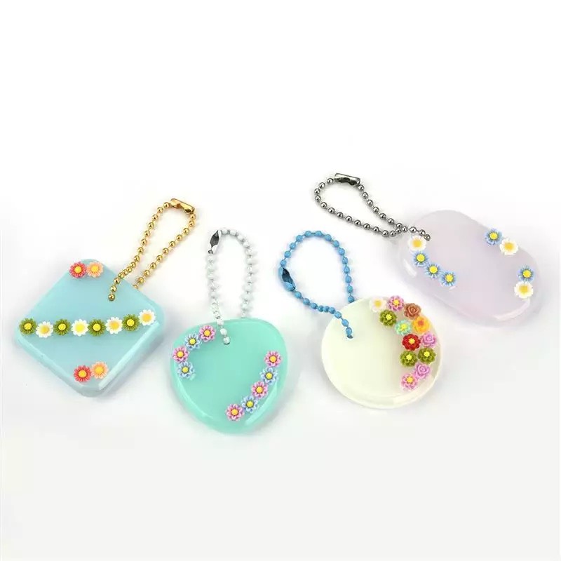 (Set 10) Móc Khóa Bi, Xích Bi Gắn Chìa Khóa Handmade