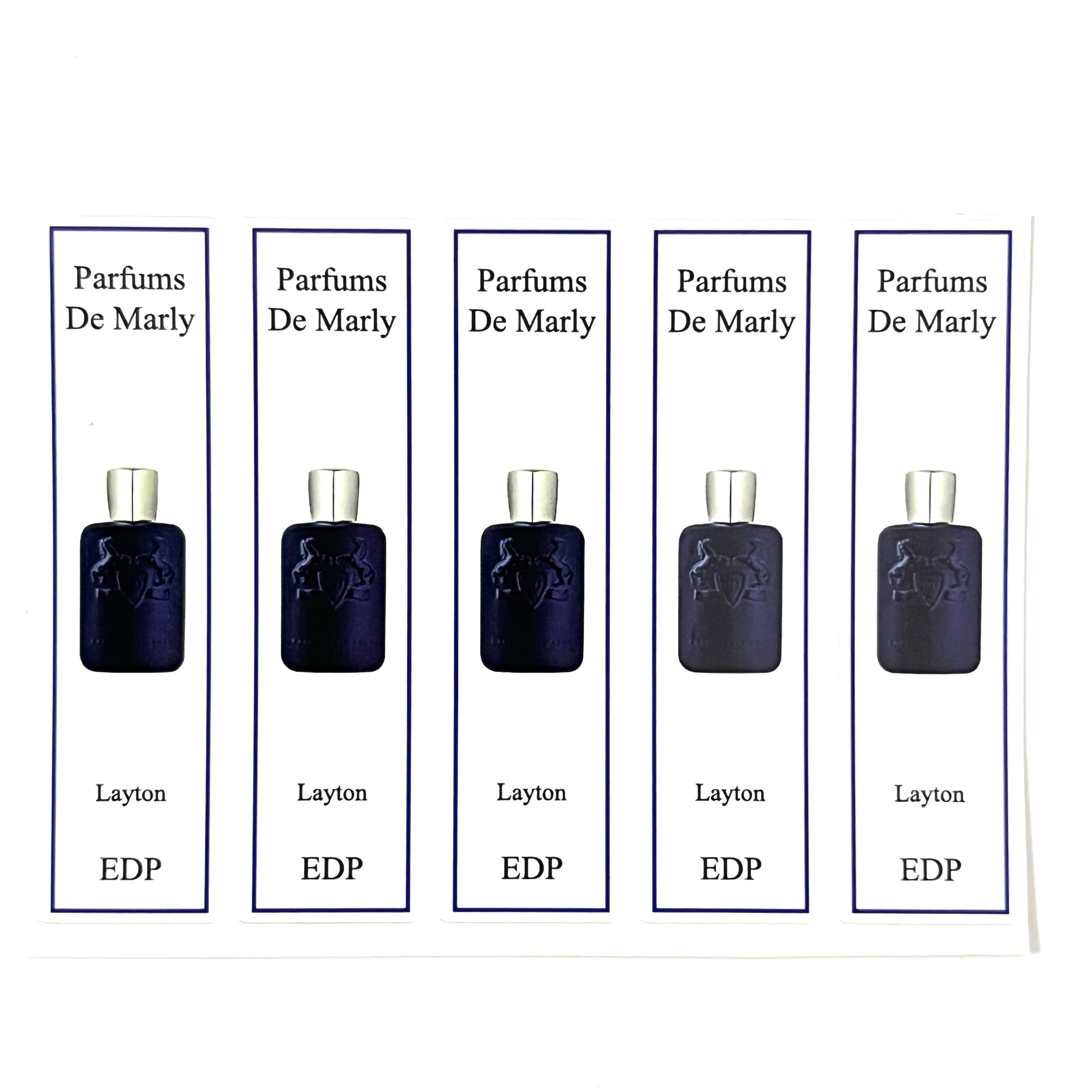 [HCMC] combo 10 PCs Parfums de Marly perfume bottle sticker for full series dropper bottle