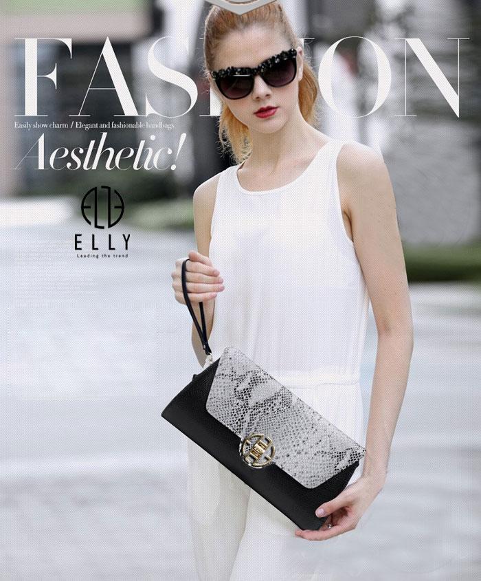 Túi clutch nữ cao cấp da thật ELLY – EC39