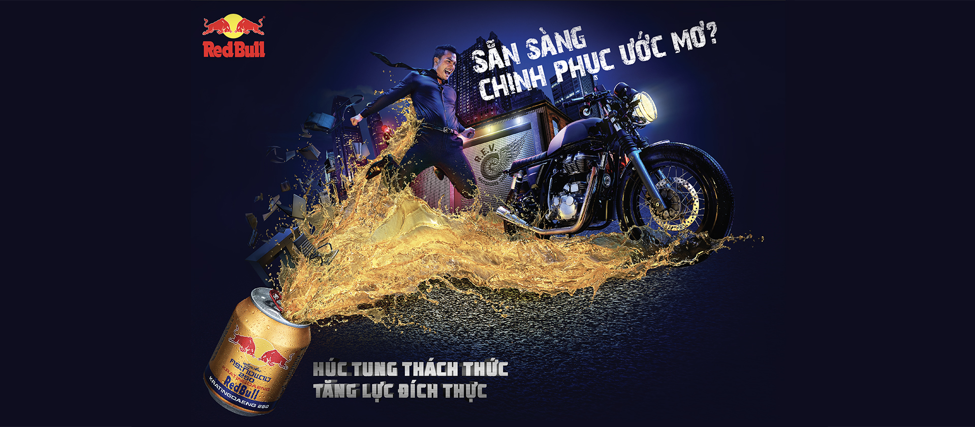 LỐC 6 LON REDBULL BÒ HÚC VIỆT 250ML