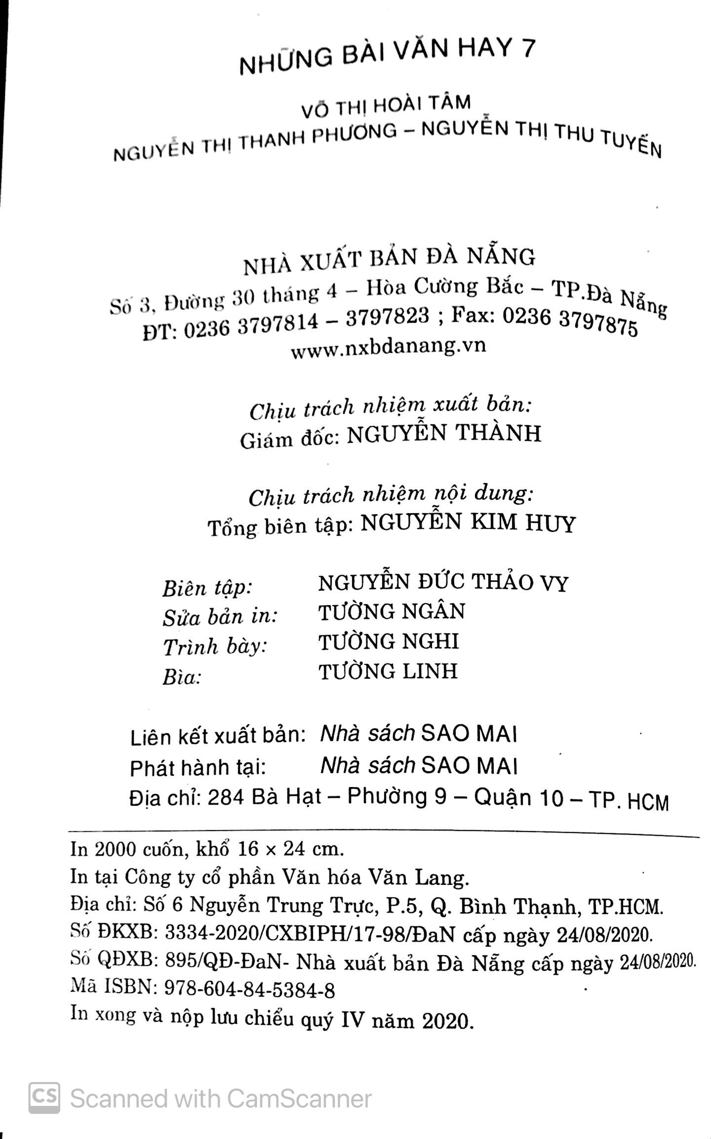 [HCM]Những bài văn hay 7