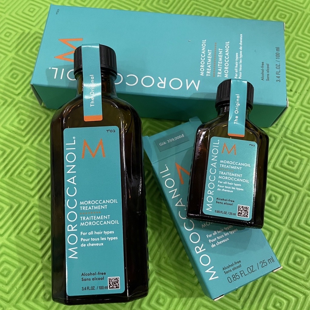 [HCM]Combo tinh dầu dưỡng tóc Moroccanoil Treatment 100ml + 25ml