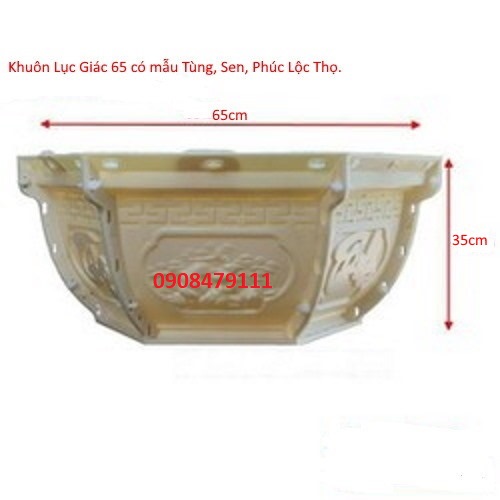 KHUÔN ĐÚC CHẬU ABS LỤC GIÁC 65 CM KO ĐÔN