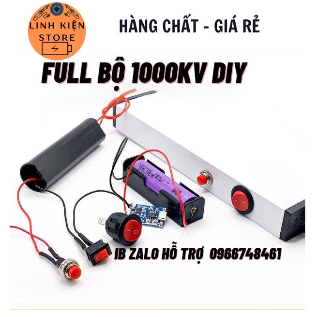 Bộ chế điện 1000KV , Module Tăng Áp 400-1000KV (Máy Đánh Lửa) [ Hàn Sẵn ]