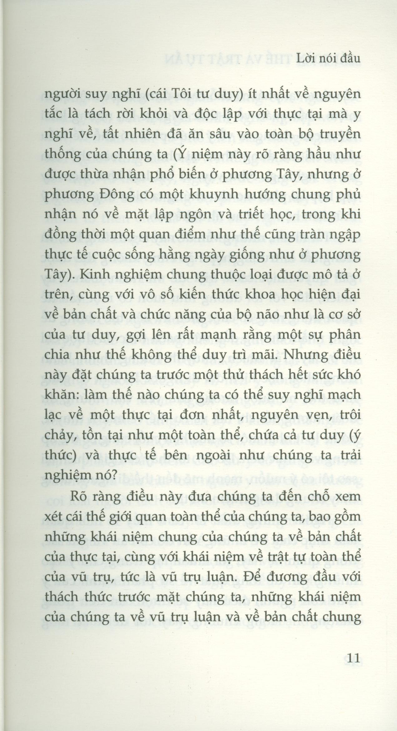 Cái Toàn Thể Và Trật Tự Ẩn