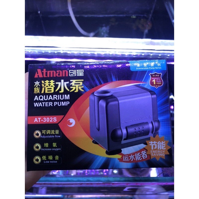 [HCM]Máy bơm nước hồ cá Atman 302S dành cho hồ cá cảnh