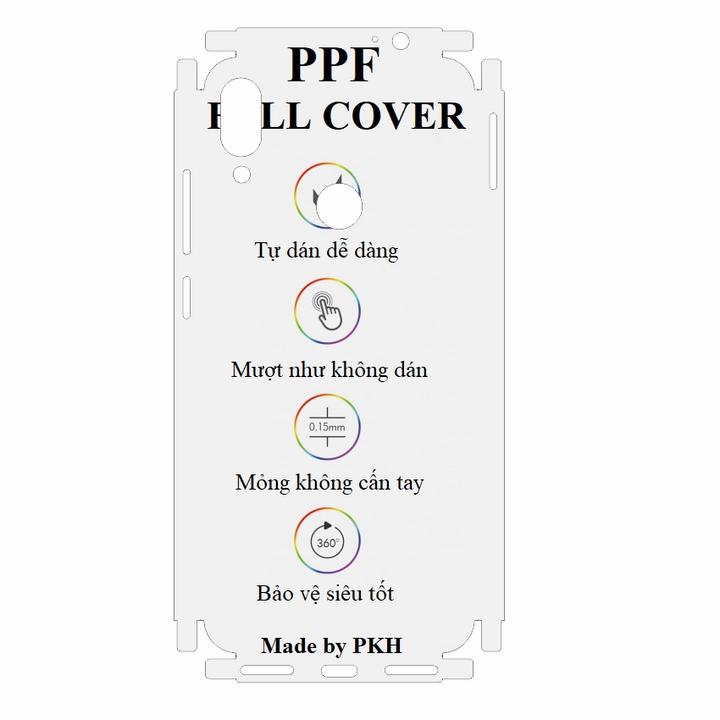 [HCM]Dán dẻo PPF Redmi Note 7 mặt sau và viền