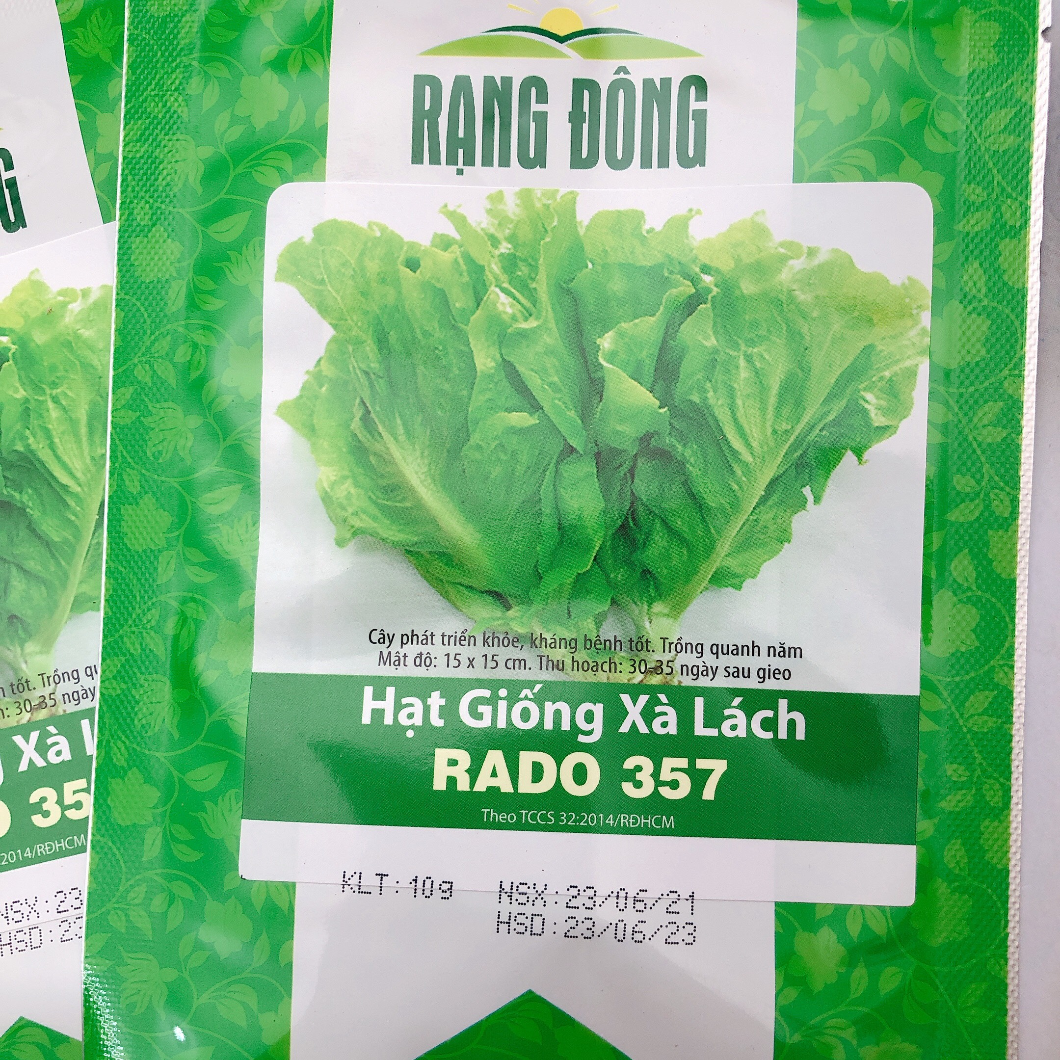 [HCM]Hạt giống RD Xà lách Rado 357 gói 10gr