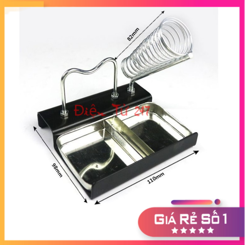 Đế gác mỏ hàn loại 2 khay