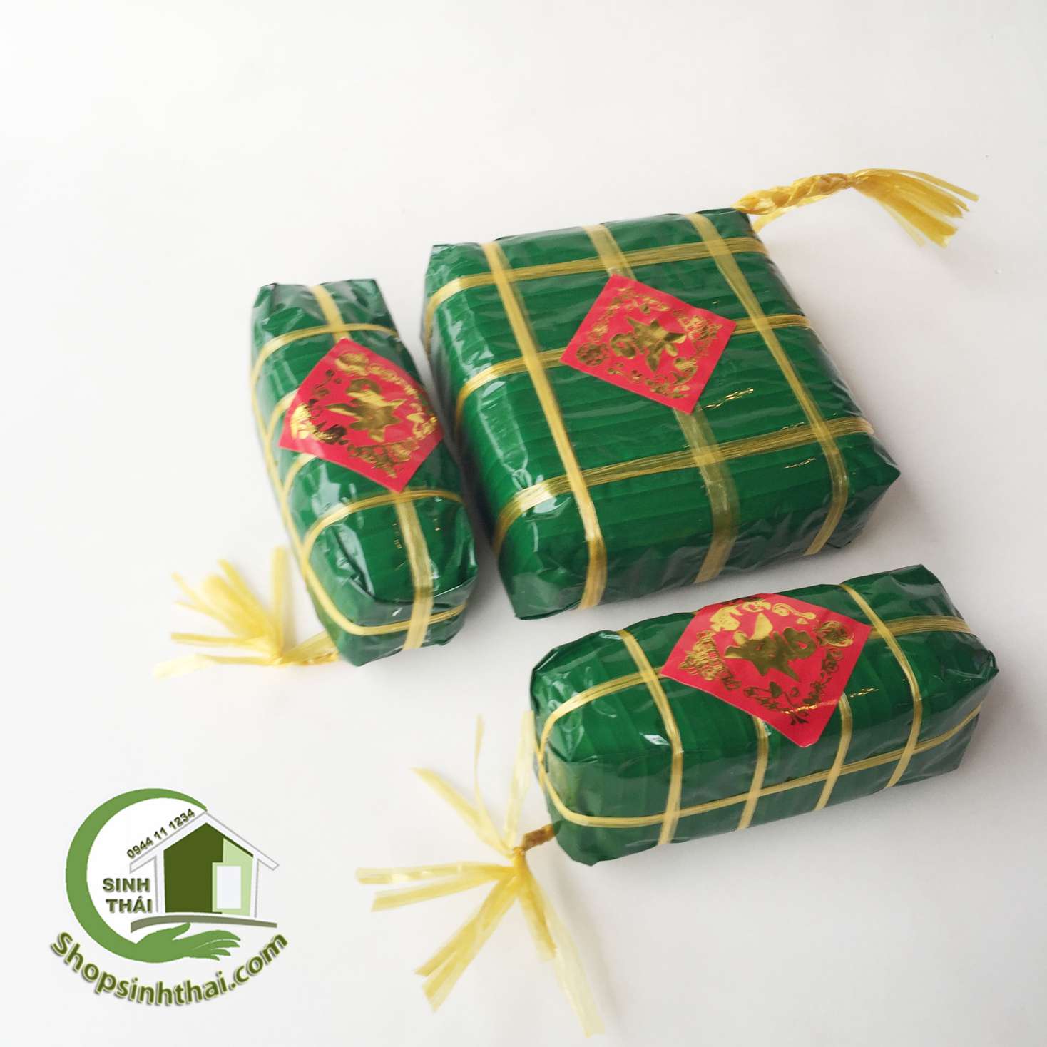 [HCM]Bánh chưng giả 20cm x 20cm x 10cm