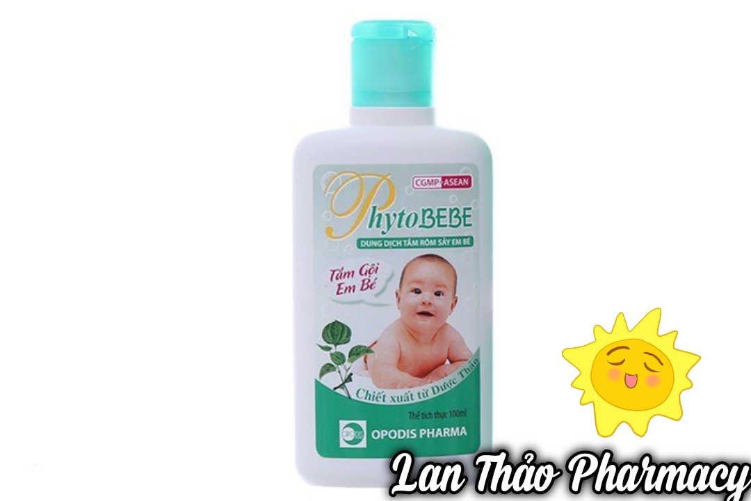 [100ml] DUNG DỊCH TẮM RÔM SẢY CHO BÉ PHYTOBEBE