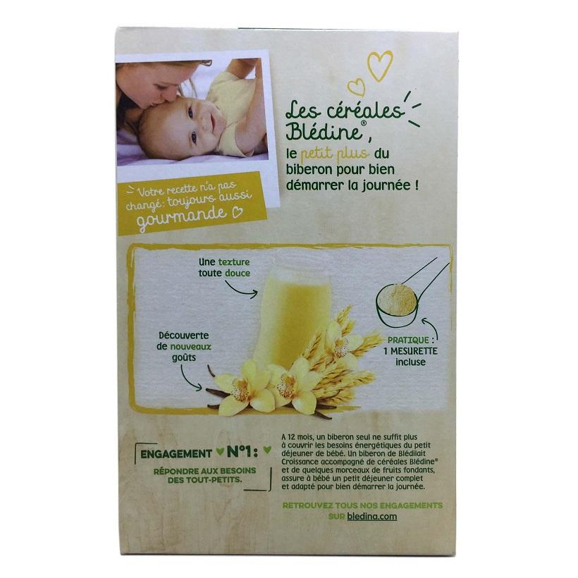 Ngũ cốc pha sữa Blédina vị vani 400g (>12 tháng)