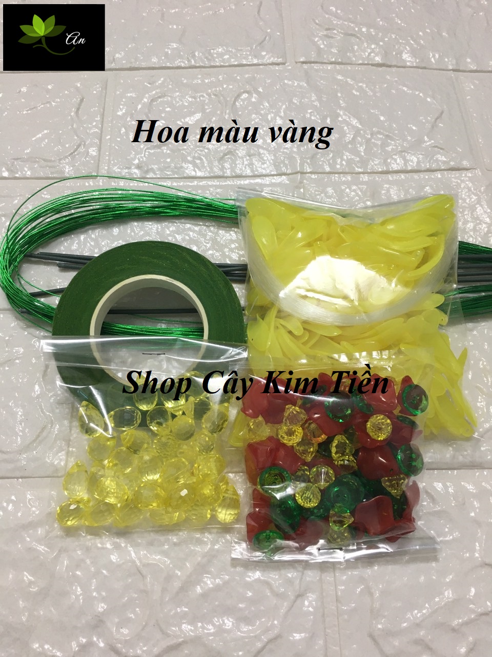 Nguyên liệu làm cành lan cánh cúc ( có video hướng dẫn)