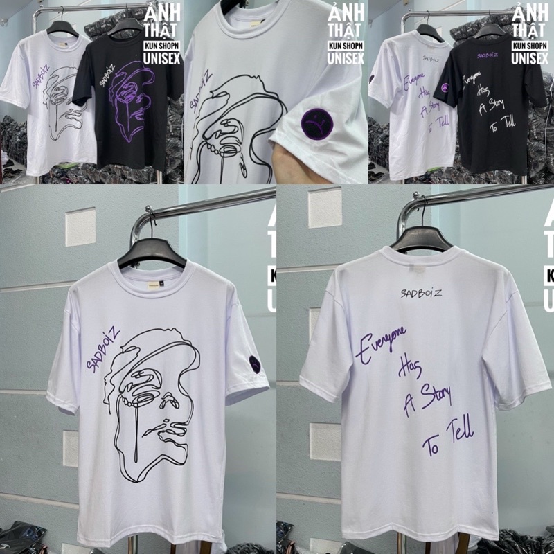 Áo thun sad boiz sad story mặt rối siêu hot