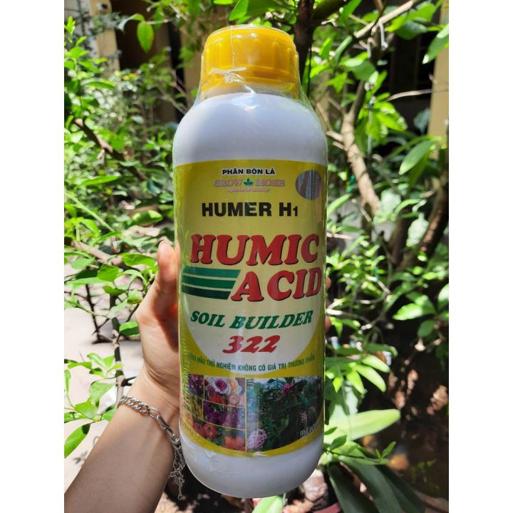 Phân bón lá HUMER H1 Humic Acid Soil Builder 322 chai 1 lít