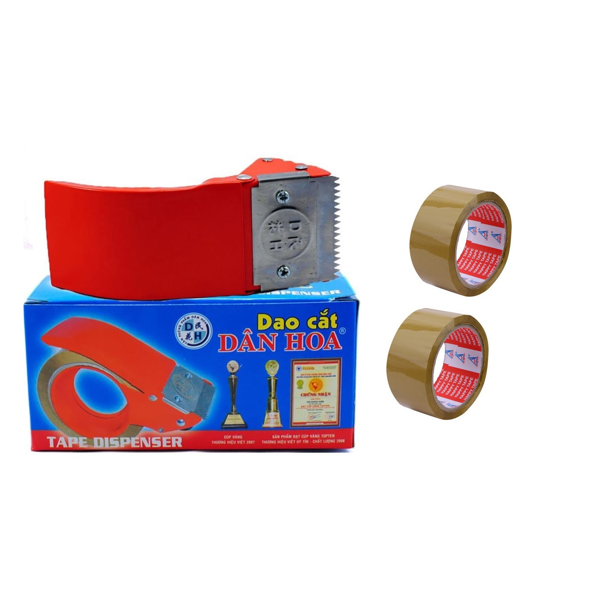 [HCM]Cắt băng keo tay cầm sắt 5F DÂN HOA