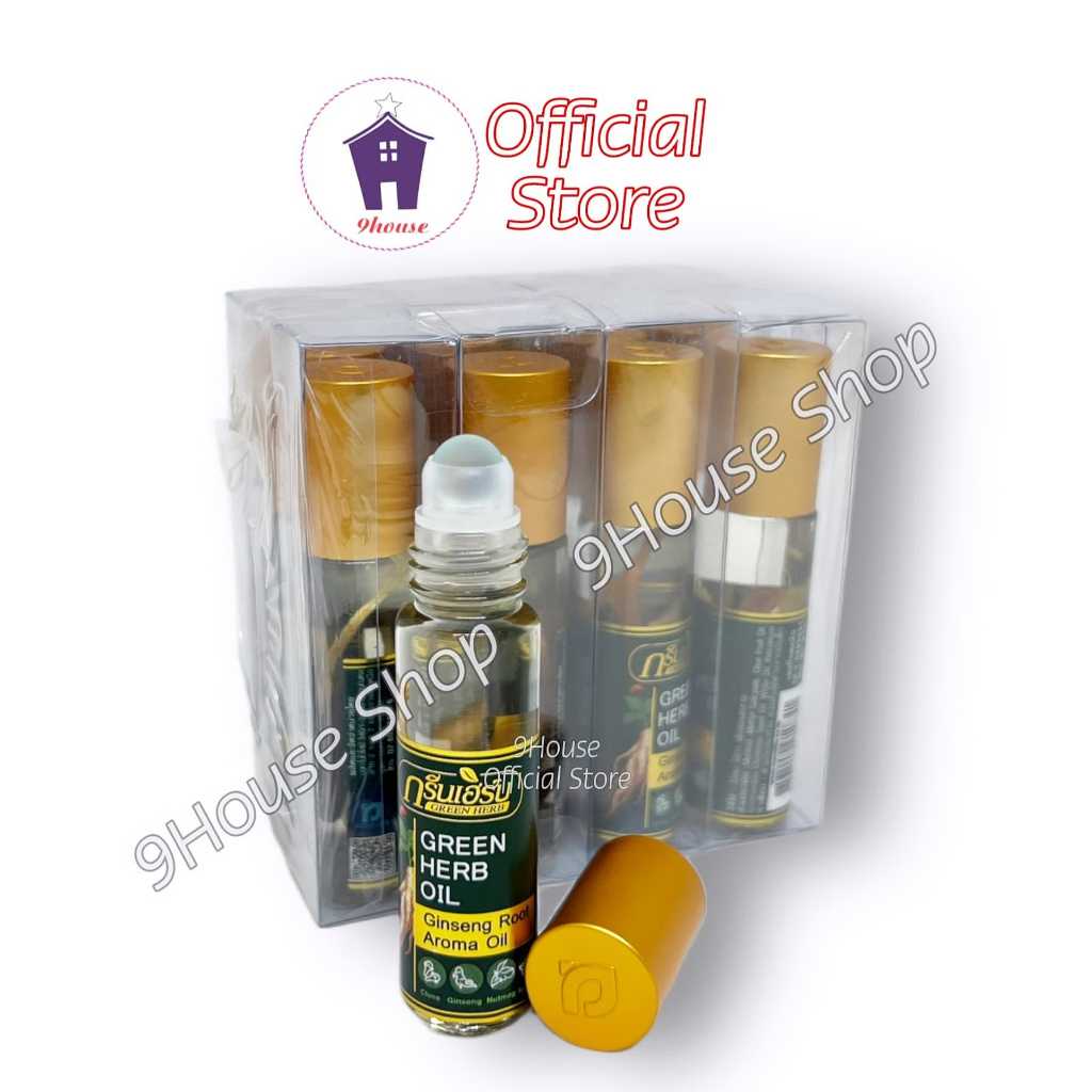 01 Dầu Nhân Sâm Ginseng Green Herb Oil Thái Lan (8ml/chai)