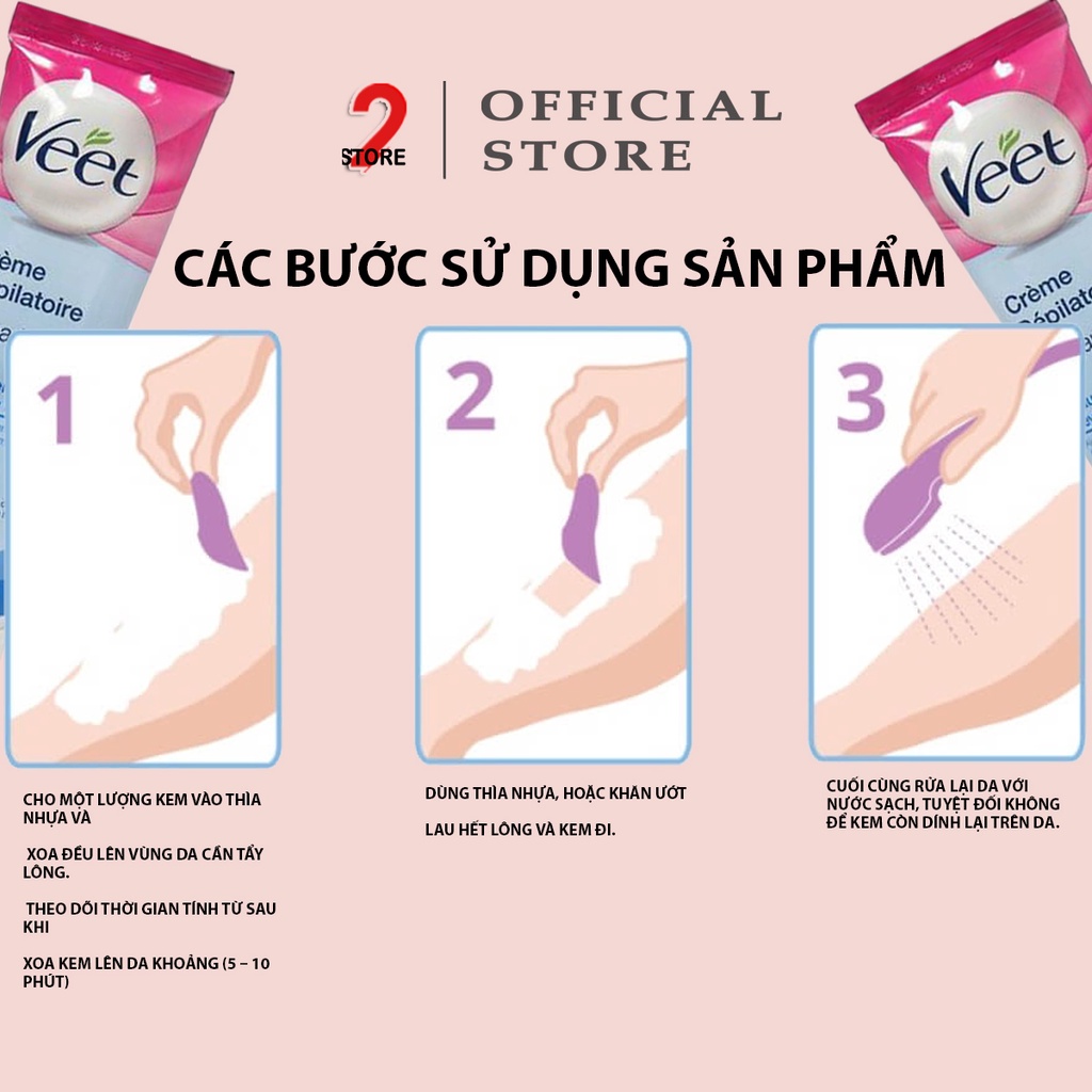 KEM TẨY LÔNG VEET 100ML PHÁP