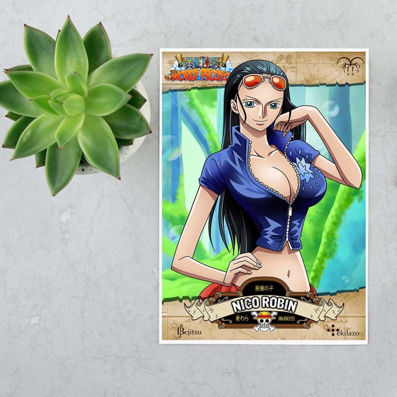 Poster Robin Hình dán decal One Piece Robin