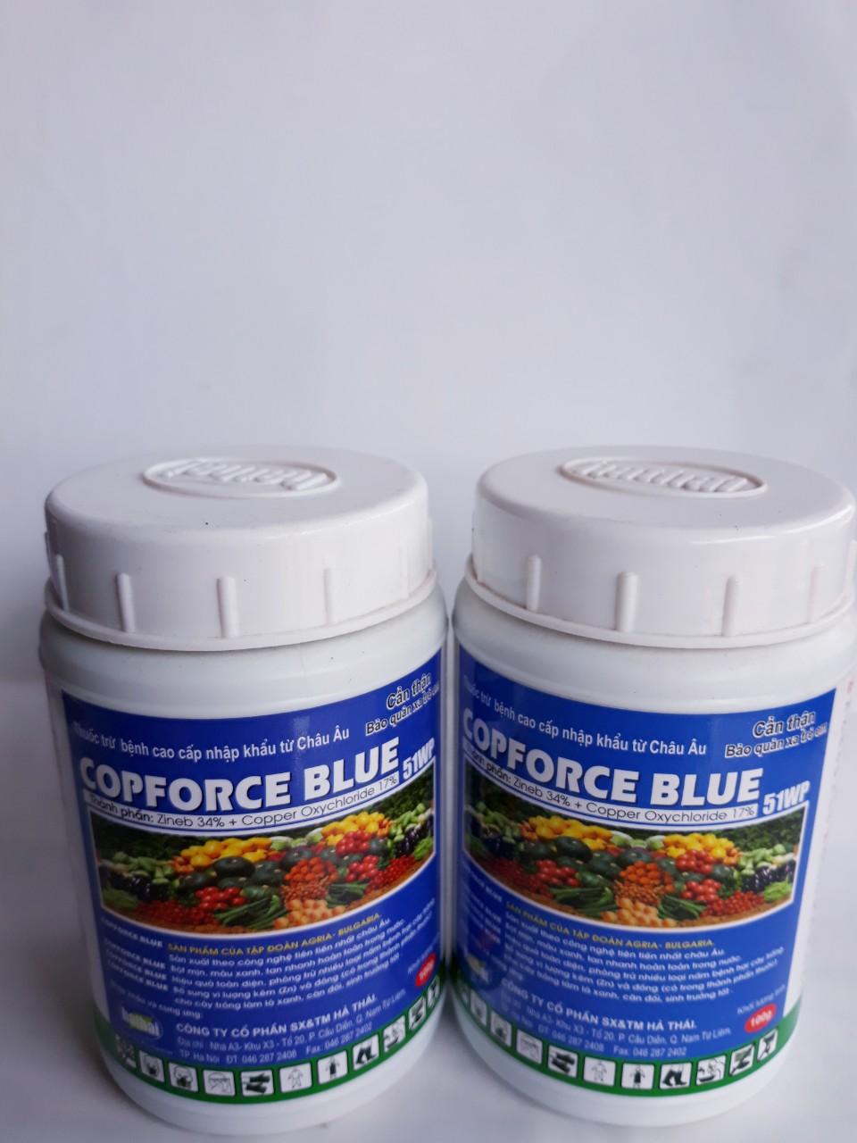 COPFORCE BLUE 51WP (100g) trừ bệnh gốc đồng cao cấp cho cây
