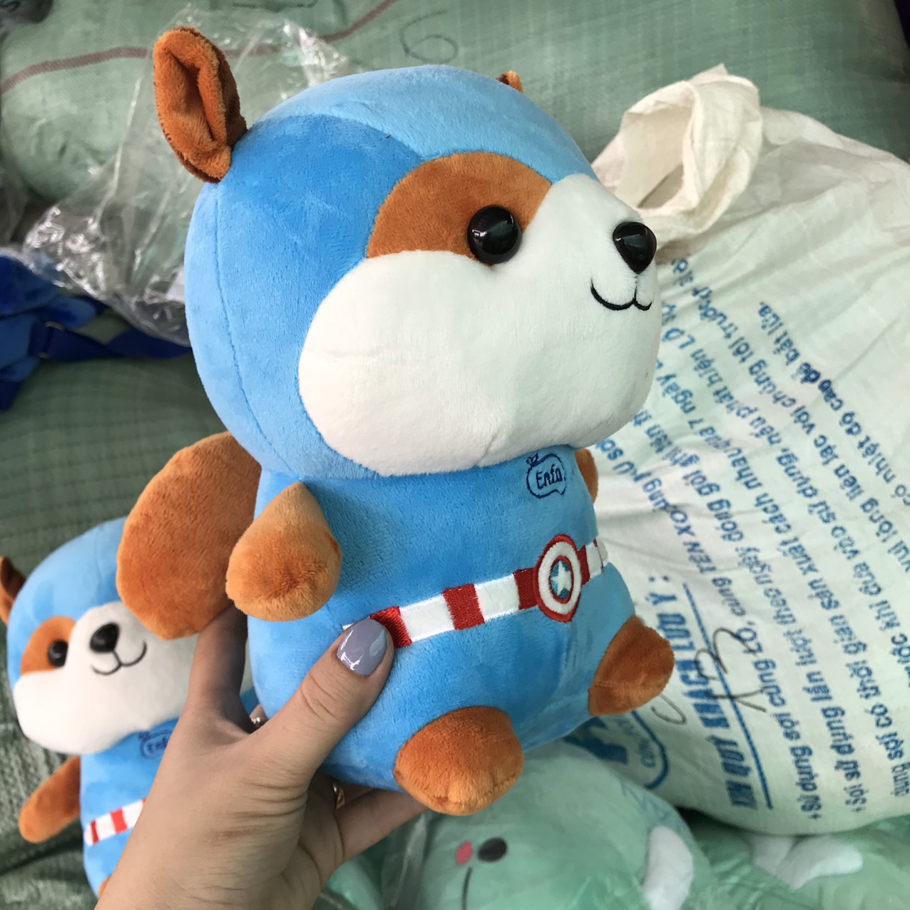 [HCM]Thú bông Sóc con Siêu nhân Enfa